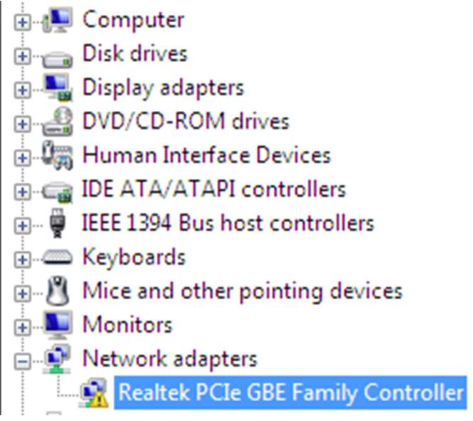 Realtek Pcie Gbe Family Controller Driver Code 10