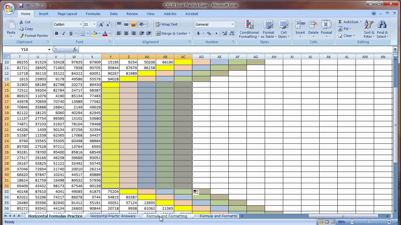 Excel test for interview download